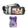 LEGRIA FS306S Silver 0.8 MP 37X Zoom Digital Camcorder with 8 GB Standard SDHC Memory Card