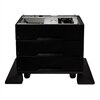 Dell 5130cdn-inputskuffen til 1.100 A4-ark (med 2 x 550-arks skuffer) og printerstander