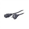 APC - Strømkabel (230 VAC) - IEC 320 EN 60320 C19 (hun) - CEE 7/7 (SCHUKO) (han) - 2.5 m - sort - for P/N: SU2200RMI3U.1, SUA2200RMXLI3U, SUA3000I, SUA3000R2IX322, SUA3000RMI, SURT3000XLI/S