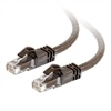 C2G Cat6 550MHz Snagless Patch Cable - Patchkabel - RJ-45 (han) - RJ-45 (han) - 5 m (16.4 ft) - CAT 6 - støbt, flertrådet, snagless, beskyttelseskappe for stik - brun