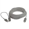 C2G TruLink High Speed HDMI Active Optical Cable - Forlængerkabel til video / audio - HDMI - 19-pin HDMI (han) - 19-pin HDMI (han) - 10 m (32.81 ft) - grå