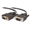 C2G Extension Cable - Serielforlængerkabel - DB-9 (han) - DB-9 (hun) - 7 m (22.97 ft) - støbt, vingeskruer - sort