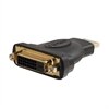 C2G Velocity Inline Adapter - Videoadapter - HDMI / DVI - DVI-D (hun) - 19-pin HDMI (han) - sort