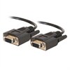 C2G - Kabel seriell - DB-9 (W) - DB-9 (W) - 2 m (6.56 ft) - geformt, Flügelschrauben - Schwarz