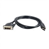 C2G Velocity - Videokabel - HDMI / DVI - HDMI, 19-polig (M) - DVI-D (M) - 2 m - abgeschirmt - Schwarz