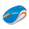 Logitech Wireless Mini Mouse M187 - Maus - optisch - drahtlos - 2.4 GHz - kabelloser Empfänger (USB) - Blau
