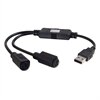 C2G Port Authority USB to Dual PS/2 Adapter - Tastatur- / Maus-Adapter - PS/2, 6-polig (W) - USB Typ A, 4-polig (M) - 31 cm - Schwarz