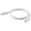 C2G Cat6 550MHz Snagless Patch Cable - Patch-Kabel - RJ-45 (M) - RJ-45 (M) - 1.5 m (5 ft) - CAT 6 - gepresst, verseilt, glatt, mit Knickschutz - weiß