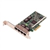 Dell Broadcom 5719 Quad Port 1 Gigabit -Netzwerkkarte Volle Höhe, Cuskit