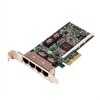 Dell Broadcom 5719 Quad Port 1 Gigabit -Netzwerkkarte Low-Profile, Cuskit