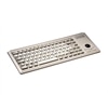 Cherry Slim Line G84-4400 - Tastatur - 83 Tasten - Trackball - PS/2 - Hellgrau