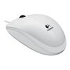 Logitech B110 Optical USB Mouse - Maus - optisch - 3 Taste(n) - verkabelt - USB - weiß