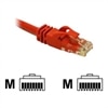 C2G Cat6 550MHz Snagless Patch Cable - Patch-Kabel - RJ-45 (M) - RJ-45 (M) - 2 m - CAT 6 - gepresst, verseilt, glatt, mit Knickschutz - Rot