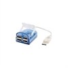 C2G USB 2.0 4-port Laptop Hub - Hub - 4 x Hi-Speed USB - Desktop