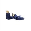 C2G Velocity High-Speed HDMI Cable with Rotating Connectors - Video- / Audiokabel - HDMI - HDMI, 19-polig (M) - HDMI, 19-polig (M) - 3 m - abgeschirmt - Blau