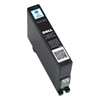 Single Use Extra-High Capacity Cyan Ink Cartridge (Series 33) for Dell V525w/ V725w All-in-One Wireless Inkjet Printer