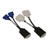 Dell - Dual DVI-to-VGA / Dual VGA-to-DVI Y Cable Kit