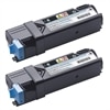 Dell - 6,000-Page Dual Black Toner Cartridge for 2150cn / 2150cdn / 2155cn / 2155cdn Color Laser Printers