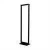 APC NetShelter 2 Post Open Frame Rack - Rack - black - 45U - 19-inch