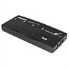 4 Port Black PS/2 KVM Switch Kit with Cables