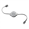 Belkin Retractable patch cable - 1.1 m - silver