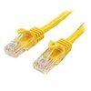 StarTech.com 6 ft Yellow Snagless Cat5e Crossover UTP Patch Cable