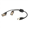 2 Port USB to RS232 Serial DB9 Adapter Cable