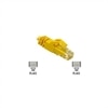 C2G 7FT CAT6 PATCH CABLE-550MHZ SNAGLESS RJ45 YLW