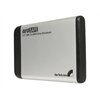 2.5in Silver USB 2.0 External Hard Drive Enclosure for SATA HDD