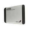 2.5in Silver USB 2.0 External Hard Drive Enclosure for SATA HDD