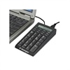 19-Key External Laptop Keypad Calculator with USB Hub