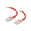 RJ-45 CAT5e Assembled Red Patch Cable - 75 ft