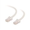 C2G RJ-45 CAT5e Assembled White Patch Cable - 25 ft