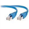 C2G RJ-45 CAT 6A Shielded Blue Patch Cable-1 ft