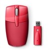 Wireless Travel USB Mouse - Red