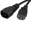 StarTech.com C14 to C13 Standard Power Cord Extension-10 ft