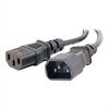 C2G 4ft 250V 16 AWG Power Cord Extension