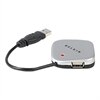 Belkin Inc 4 Port USB 2.0 Ultra Mini Hub – Silver