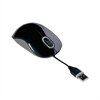 Cord-Storing Optical Mouse - Black/Gray
