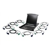 Iogear 8pt Lcd Kvm Swch W/ Cbl-Includes 8 Usb Cbl