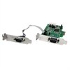 2 Port Low Profile Native RS232 PCI Express Serial Card with 16550 UART