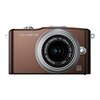 Olympus PEN E-PM1 12.3 MP Interchangeable Lens Camera with 14-42mm Zoom Lens and Full 1080 HD Video - Brown