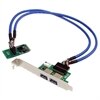 2 Port Mini PCI Express SuperSpeed USB 3.0 Card Adapter