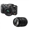 Panasonic  Lumix GF5 Compact Interchangeable Lens Camera Bundle with 14-42mm Power Zoom and 45-200mm Telephoto Zoom Lenses