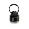 C2G 900MHz Classic Wireless Stereo Headphones (Rechargeable) – Black
