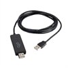 C2G 6ft USB 2.0 Windows 8 Driverless Transfer Cable-Black