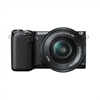 Sony NEX-5R Black 16.1 MP Compact Interchangeable Lens Camera with Wi-Fi, Tiltable LCD and 16-50mm Power Zoom Lens