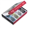 LG Multi-Colour Family 4Pack 3D Glasses - Whit/Blue/Lime/Navy