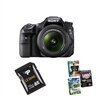 Sony Alpha SLTA58K 20.1 MP DSLR Bundle with 18-55mm Zoom Lens, 16GB Class 10 SD Card and Photo Creativity Suite