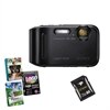 Sony Cybershot DSC-TF1 Black 16.1MP Adventure Camera Bundle with 16GB Class 10 SD Card and Photo Creativity Suite